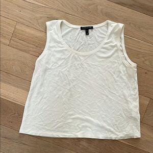 Eileen‎ Fisher Cream silk Tank Top